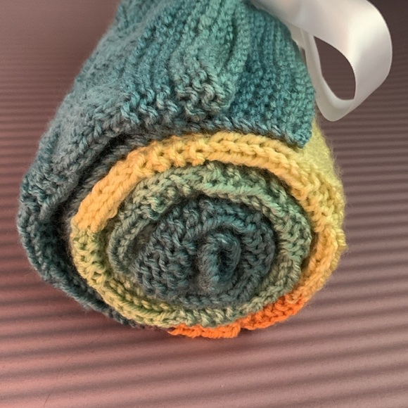 {Knit Baby Blanket} 🧺 basket weave design - Picture 4 of 5